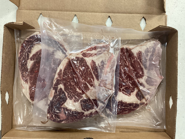 BEEF: Delmonico Ribeye PRIME Steaks 3 lbs. (Copy) - Inland Valley Meats