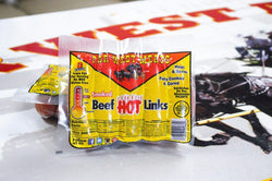 SAUSAGE: Beef Hot Links 2 lbs.