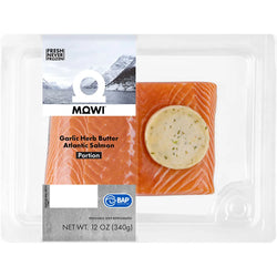 SEAFOOD: Garlic Herb Butter Atlantic Salmon 12oz