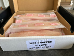 SEAFOOD: Red Snapper Filets 2.5 lbs.