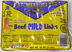 SAUSAGE: Beef Mild Links 2 lbs.