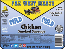 SAUSAGE: Chicken Mild Links 2 lbs.